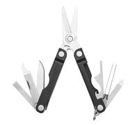 Leatherman Micra - Multiutensile Portachiavi in Acciaio Inossidabile con Forbici a Molla e 9 Utensili - Nero