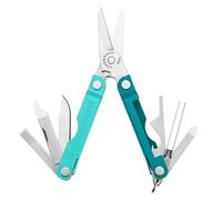 Leatherman Micra - Multiutensile Portachiavi in Acciaio Inossidabile con Forbici a Scatto e 9 Utensili - Verde Parrocchetto