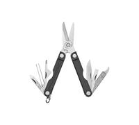 Leatherman Micra - Multiutensile Portachiavi in Acciaio Inossidabile con Forbici a Scatto e 9 Utensili - Ardesia