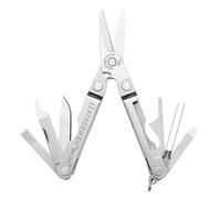 Leatherman Micra - Multiutensile Portachiavi in Acciaio Inossidabile con Forbici a Scatto e 9 Utensili - Acciaio Inox