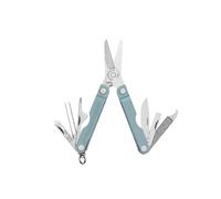 Leatherman Micra - Multiutensile Portachiavi in Acciaio Inossidabile con Forbici a Scatto e 9 Utensili - Blu Artico