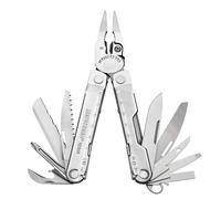 Leatherman Rebar Nylon Sheath Cardboard Multitool Argento Nylon Sheath and cardboard box