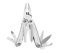 LEATHERMAN Sidekick - Mini Attrezzo Multifunzione Tascabile con 14 Pratici Strumenti - Multiattrezzo di Base per Fai da Te, Attività Outdoor e Campeggio - Acciaio Inossidabile, Fodero Nero