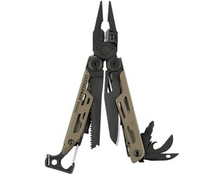 LEATHERMAN, Signal, 19-in-1 Multi-tool for Outdoors, Camping, Hiking, Fishing, Survival, Durable & Lightweight EDC, Made in the USA, Coyote Tan