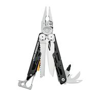 Leatherman Signal Multi-Tool - 19 Strumenti per il Campeggio e la Sopravvivenza - Nero e Acciaio inox