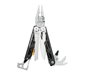 Leatherman Signal pince multi-outils Format de poche 19 outils Noir, Argent