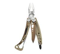 Leatherman Skeletool CX, Acciaio Inossidabile, Beige Sabbia | Multiutensile 7-in-1 per il Campeggio e la Sopravvivenza