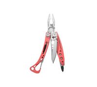 Leatherman Skeletool CX, Acciaio Inossidabile, Guava | Multiutensile 7-in-1 per il Campeggio e la Sopravvivenza