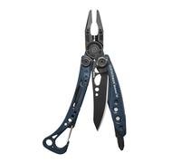 Leatherman Skeletool CX, Acciaio Inossidabile, Nero Profondo | Multiutensile 7-in-1 per il Campeggio e la Sopravvivenza