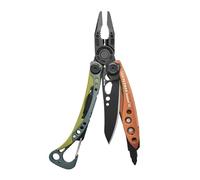 Leatherman Skeletool CX, Acciaio Inossidabile, Verde Chiaro | Multiutensile 7-in-1 per il Campeggio e la Sopravvivenza