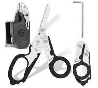 Leatherman Style 6-In-1 Raptor Multi-Tool per Emergenze con Pinze, Taglierina e Rompivetro, Forbici Tattiche Pieghevoli Acciaio inossidabile