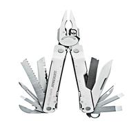 Leatherman Super Tool 300 - Multiutensile 19 in 1 con sistema di sicurezza - Argento