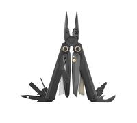 Leatherman - Wave Alpha - Multiutensile con lama in acciaio MagnaCut, ergonomia migliorata, forbici esterne di grandi dimensioni e impugnature in G10 a trama topografica - Obsidian