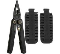 Leatherman Wave Alpha Obsidian Bundle EU300164 Black DLC MagnaCut, Black G10, pinza multiuso con Bit Kit 931014 pacchetto