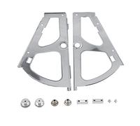 Leatikall Cerniere del Gabinetto delle Scarpe 2pcs, Cerniere degli Armadi Pesanti del Cassetto delle Scarpe dell'Acciaio Inossidabile Raccordi di Sostituzione del Rack di Turing (1 Livello)