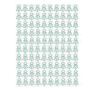 Leatikall Clips Carta Carina 100 Pezzi, Clips Carta in Stile Albero Natale Anti Scivolo per Attrezzature Scolastiche per Ufficio Cartografia Artigianato Scrapbooking Segnalibri