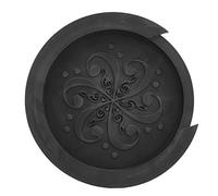 Leatikall Guitar Soundhole Cover, Silicone Dust Proof Compact Portable Soft Sound Hole Cover Riduce Il Feedback E Il Rumore Accessori per Chitarra Acustica (Nero)
