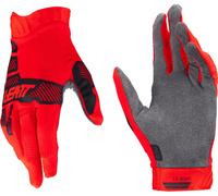 Leatt 1.5 2024 Guanti da motocross per ragazzi, nero-rosso, taglia XS