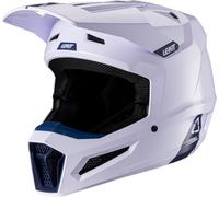 Leatt 2.5 V26 Casco da motocross, bianco/blu, Taglia M (57/58)