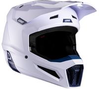 Leatt 2.5 V26 Casco da motocross, bianco-blu, taglia XL per maschi