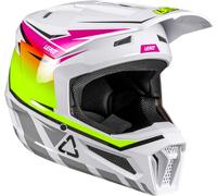 Leatt 2.5 V26 Casco da motocross, bianco-rosa-giallo, taglia S per maschi