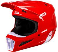 Leatt 2.5 V26 Casco da motocross, bianco-rosso, taglia L per maschi