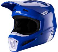 Leatt 2.5 V26 Casco da motocross, bianco-turchese-blu, taglia S per maschi