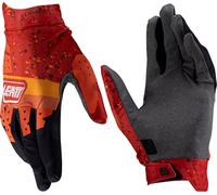 Leatt 2.5 WindBlock V25 Burn, guanti impermeabili S female Rosso Scuro/Arancione/Nero