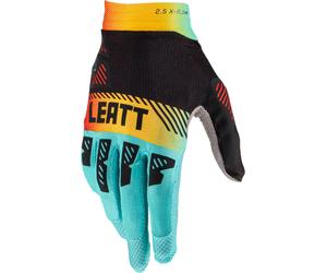 Leatt 2.5 X-Flow Contrast Guanti motocross, nero-blu-giallo, taglia S per maschi