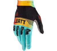Leatt 2.5 X-Flow Contrast Guanti motocross, nero/blu/giallo, Taglia XL
