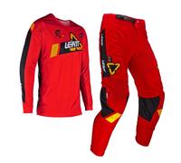 Leatt 2024 Kit Combo Pantaloni E Maglia 3.5 Rosso MX Enduro ATV