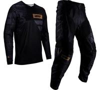 Leatt 3.5 Black, set pantaloni in jersey/tessuto L male Nero/Grigio/Oro