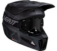 Leatt 3.5 Stealt, casco da motocross XL female Nero/Grigio