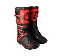 Leatt 3.5 Stivali motocross, nero-rosso, taglia 45 46