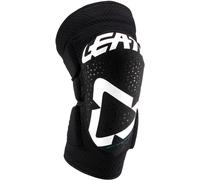 Leatt 3DF 5.0 Protezioni per le ginocchia da motocross, Bianco/nero, Taglia XXL