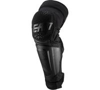 Leatt 3DF Hybrid EXT Motocross Ginocchio/Parastinco, nero, Taglia S/M
