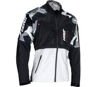 Leatt 4.5 HydraDri Forge, giacca tessile impermeabile M male Nero/Grigio Chiaro/Grigio