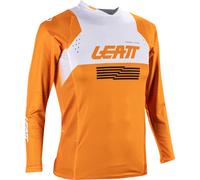 Leatt 4.5 Junior V26, maglia giovanile M male Arancione/Bianco