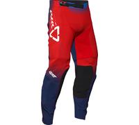 Leatt 4.5 Junior V26, pantaloni in tessuto per giovani M male Rosso/Blu Scuro/Blu