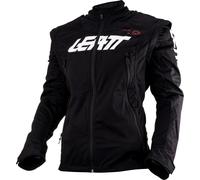 Leatt 4.5 Lite, giacca tessile impermeabile M male Nero/Grigio/Rosso