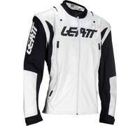 Leatt 4.5 Lite, giacca tessile impermeabile XL male Bianco/Nero