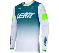 Leatt 4.5 Lite Gradient 2024 Maglia Motocross, bianco-verde, taglia L per maschi