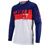 Leatt 4.5 Lite Maglia Motocross, bianco-rosso-blu, taglia XL per maschi