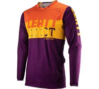 Leatt 4.5 Lite Maglia Motocross, porpora-arancione, taglia XL per maschi