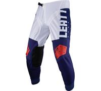 Leatt 4.5 Lite Pantaloni Motocross, blu/bianco/rosso, Taglia XL