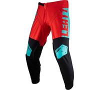 Leatt 4.5 Lite Pantaloni Motocross, nero/rosso, Taglia S