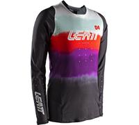 Leatt 4.5 Lite Sunburn, maglia donna XL female Nero/Rosso/Violetto/Verde