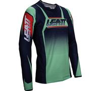 Leatt 4.5 Lite Venom 2025 Maglia da motocross, blu/verde/rosso, Taglia L