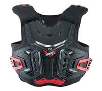 Pettorina protettiva bambino cross Leatt Chest protector 4.5 Junior da 134cm a 146cm Nero Rosso