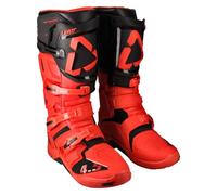 Leatt 4.5 Stivali Motocross, rosso, 9 (43)
